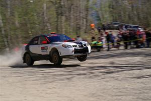 Jason Cook / Maggie Tu Subaru WRX on SS3, Steamboat II.