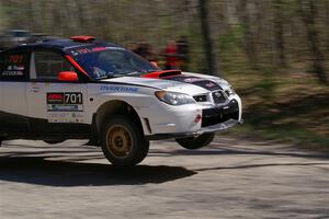 Jason Cook / Maggie Tu Subaru WRX on SS3, Steamboat II.