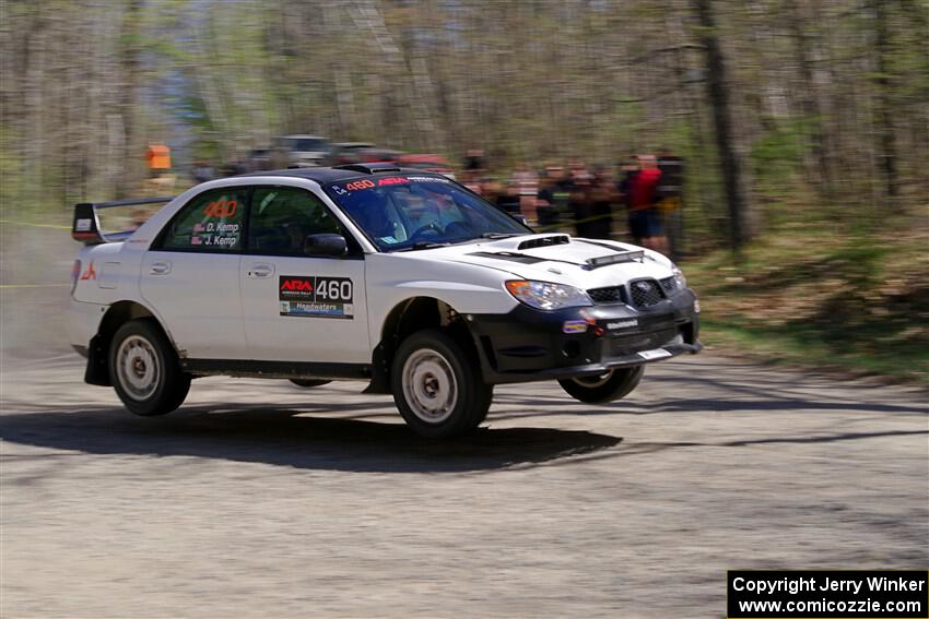 Josh Kemp / Danielle Kemp Subaru WRX on SS3, Steamboat II.