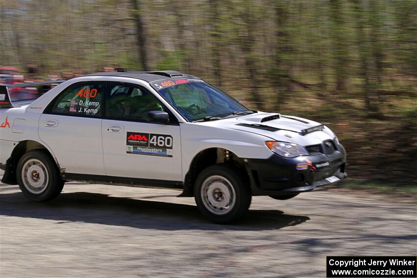 Josh Kemp / Danielle Kemp Subaru WRX on SS3, Steamboat II.