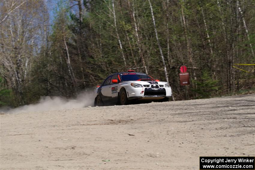Jason Cook / Maggie Tu Subaru WRX on SS3, Steamboat II.