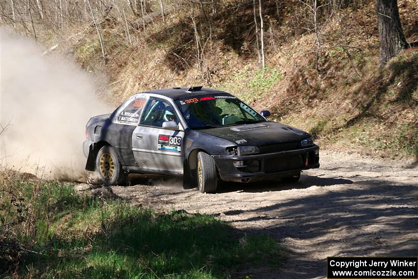 Travis Mattonen / Anikka Nykanen Subaru Impreza on SS4, Kabekona II.