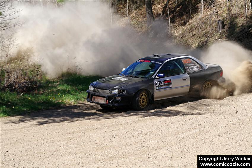 Travis Mattonen / Anikka Nykanen Subaru Impreza on SS4, Kabekona II.