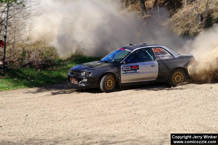 Travis Mattonen / Anikka Nykanen Subaru Impreza on SS4, Kabekona II.