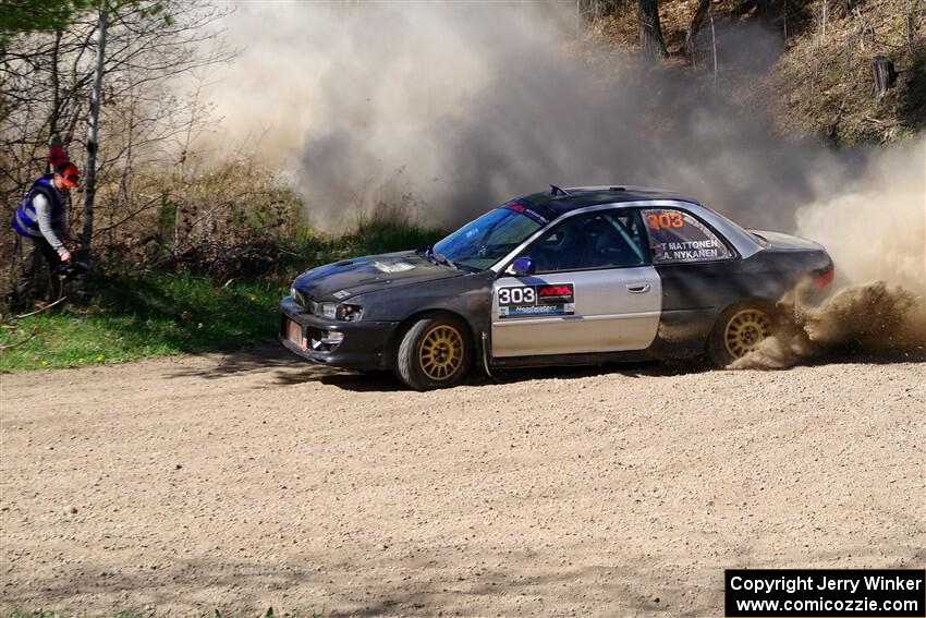 Travis Mattonen / Anikka Nykanen Subaru Impreza on SS4, Kabekona II.