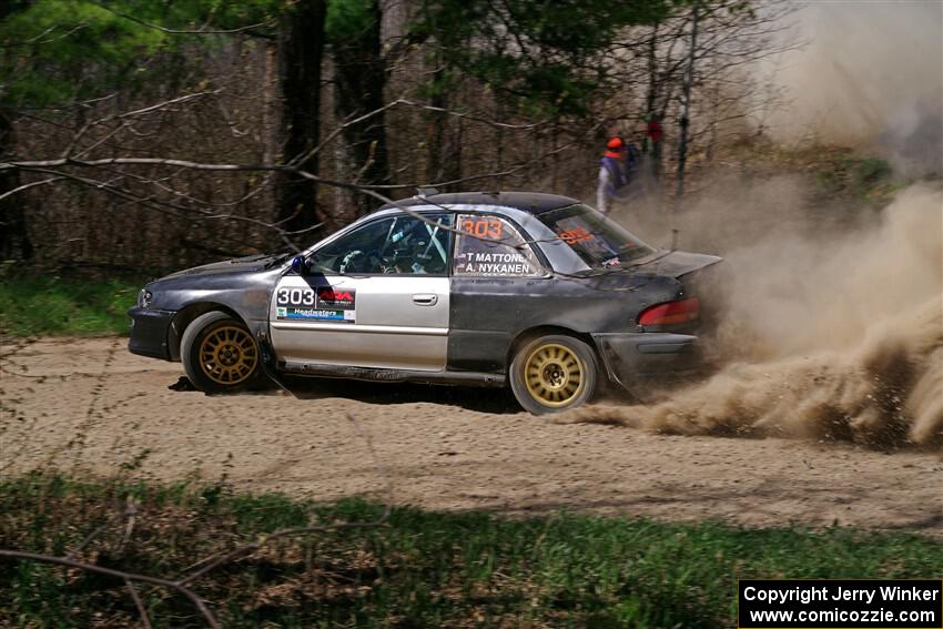 Travis Mattonen / Anikka Nykanen Subaru Impreza on SS4, Kabekona II.