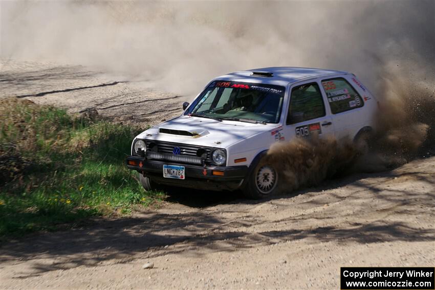 Josh Nykanen / Matt Nykanen VW GTI on SS4, Kabekona II.