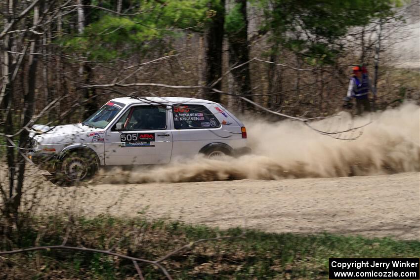 Josh Nykanen / Matt Nykanen VW GTI on SS4, Kabekona II.