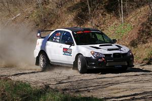 Josh Kemp / Danielle Kemp Subaru WRX on SS4, Kabekona II.