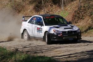 Josh Kemp / Danielle Kemp Subaru WRX on SS4, Kabekona II.