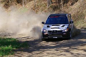 Josh Kemp / Danielle Kemp Subaru WRX on SS4, Kabekona II.
