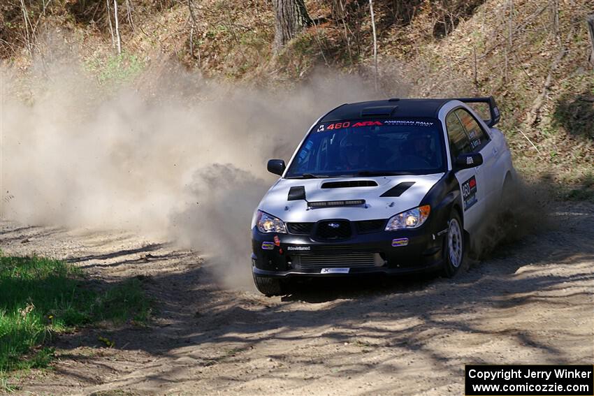 Josh Kemp / Danielle Kemp Subaru WRX on SS4, Kabekona II.