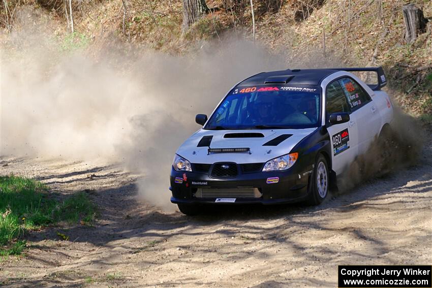 Josh Kemp / Danielle Kemp Subaru WRX on SS4, Kabekona II.