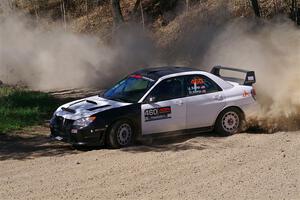 Josh Kemp / Danielle Kemp Subaru WRX on SS4, Kabekona II.