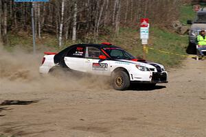 Jason Cook / Maggie Tu Subaru WRX on SS4, Kabekona II.