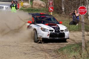 Jason Cook / Maggie Tu Subaru WRX on SS4, Kabekona II.