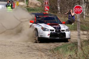 Jason Cook / Maggie Tu Subaru WRX on SS4, Kabekona II.