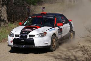 Jason Cook / Maggie Tu Subaru WRX on SS4, Kabekona II.