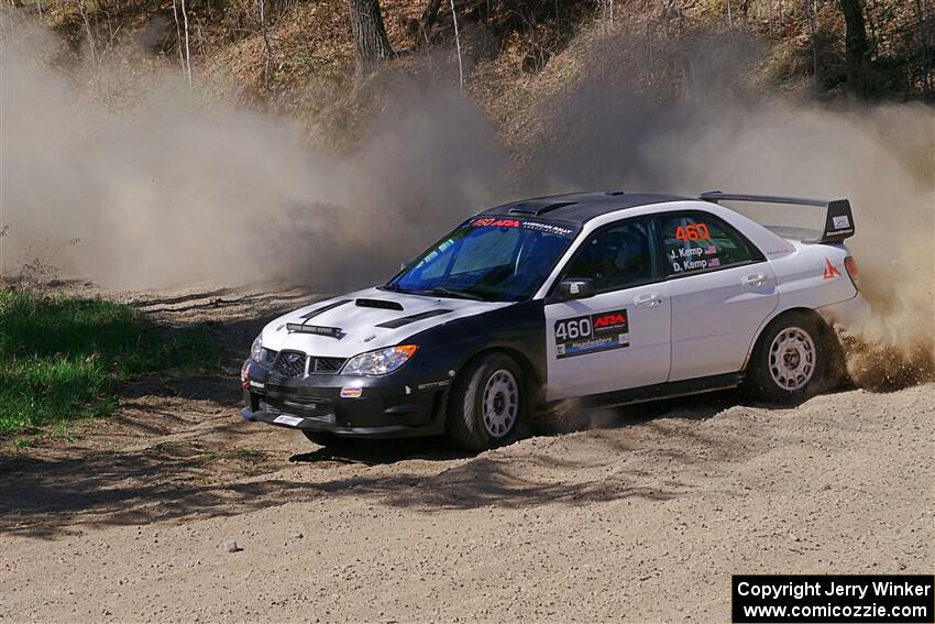 Josh Kemp / Danielle Kemp Subaru WRX on SS4, Kabekona II.