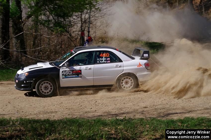 Josh Kemp / Danielle Kemp Subaru WRX on SS4, Kabekona II.