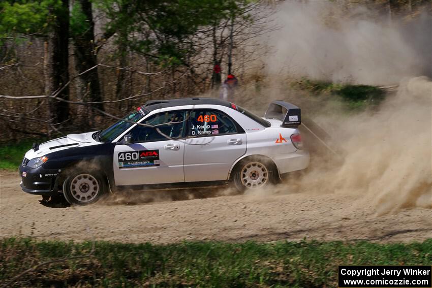 Josh Kemp / Danielle Kemp Subaru WRX on SS4, Kabekona II.
