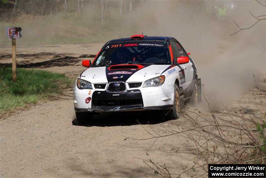 Jason Cook / Maggie Tu Subaru WRX on SS4, Kabekona II.