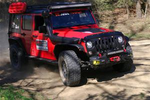 A Jeep Wrangler Rubicon sweeps SS4, Kabekona II.