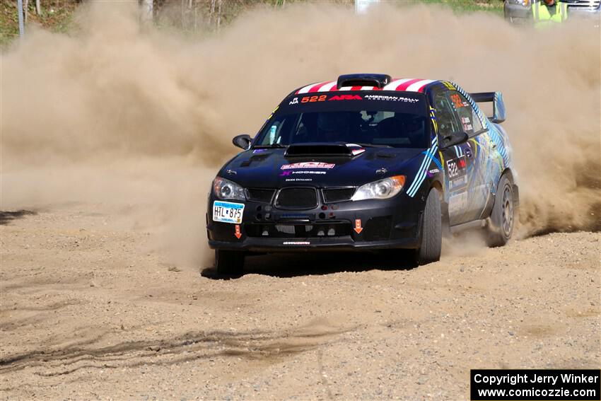 Matt James / Jackie James Subaru Impreza on SS4, Kabekona II.