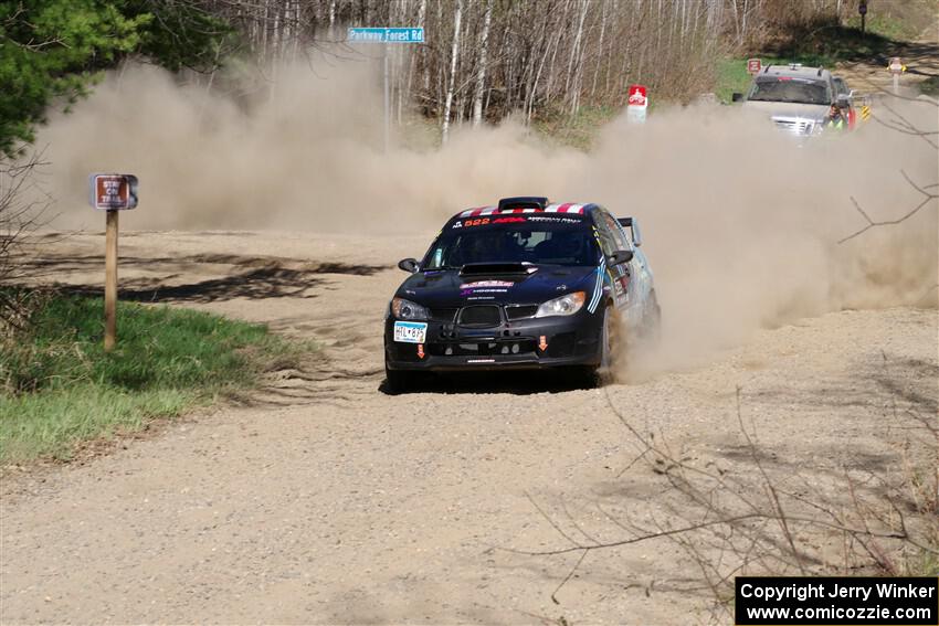 Matt James / Jackie James Subaru Impreza on SS4, Kabekona II.