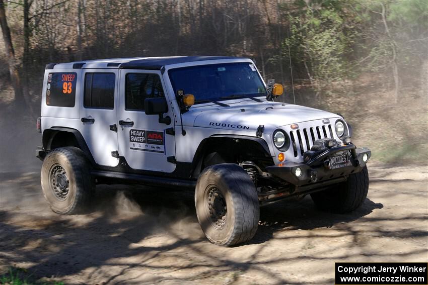 A Jeep Wrangler Rubicon sweeps SS4, Kabekona II.