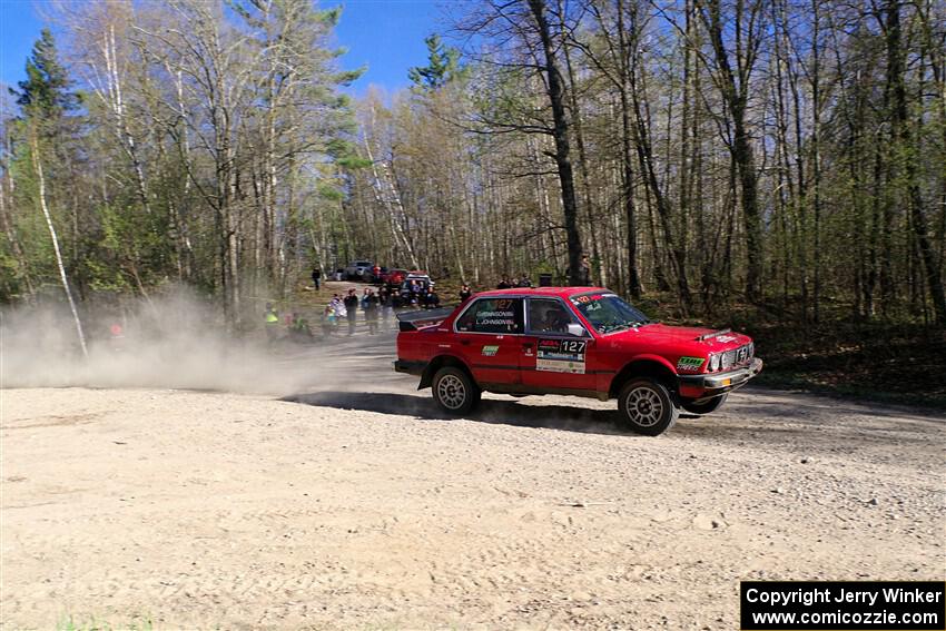 Levi Johnson / Griffin Johnson BMW 325e on SS5, Steamboat III.