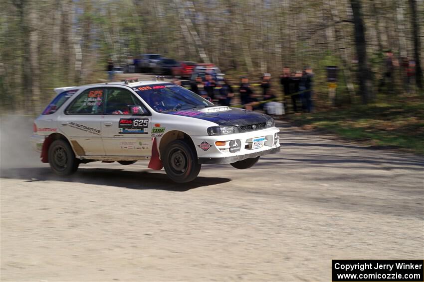 Aidan Hicks / John Hicks Subaru Impreza Wagon on SS5, Steamboat III.