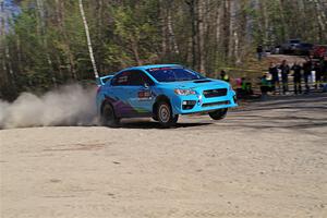 Jamey Randall / Andrew Rausch Subaru WRX on SS5, Steamboat III.