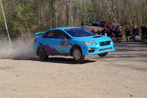 Jamey Randall / Andrew Rausch Subaru WRX on SS5, Steamboat III.