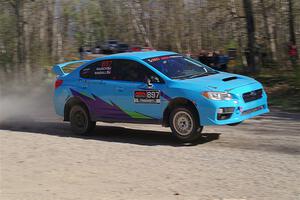 Jamey Randall / Andrew Rausch Subaru WRX on SS5, Steamboat III.