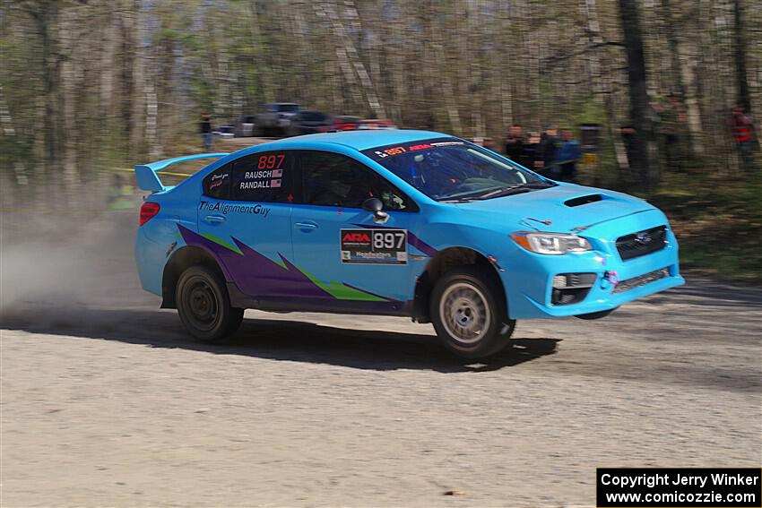 Jamey Randall / Andrew Rausch Subaru WRX on SS5, Steamboat III.