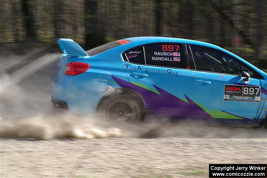Jamey Randall / Andrew Rausch Subaru WRX on SS5, Steamboat III.