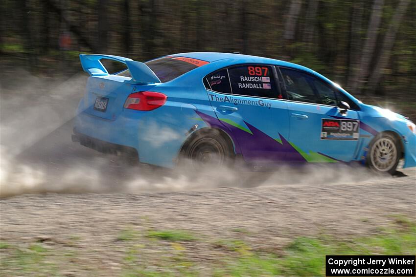 Jamey Randall / Andrew Rausch Subaru WRX on SS5, Steamboat III.