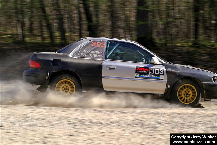 Travis Mattonen / Anikka Nykanen Subaru Impreza on SS5, Steamboat III.