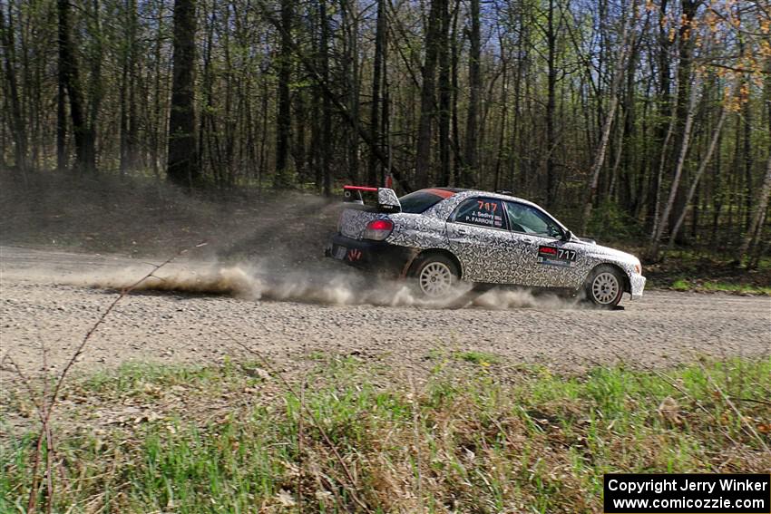 Peter Farrow / Jackson Sedivy Subaru WRX on SS5, Steamboat III.