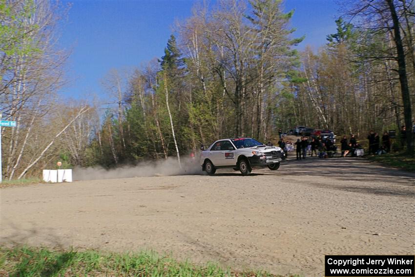 Josh Kemp / Danielle Kemp Subaru WRX on SS5, Steamboat III.