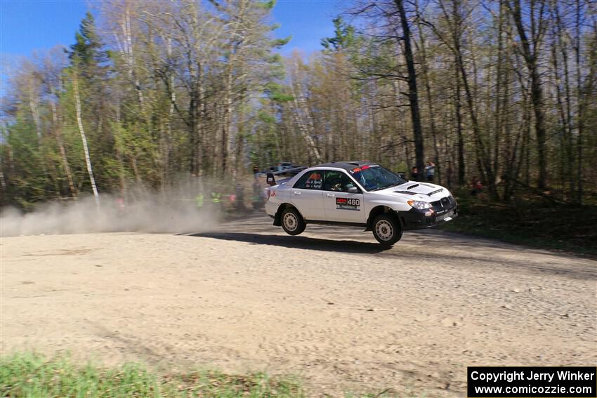 Josh Kemp / Danielle Kemp Subaru WRX on SS5, Steamboat III.
