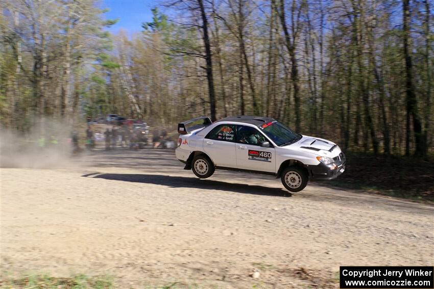 Josh Kemp / Danielle Kemp Subaru WRX on SS5, Steamboat III.