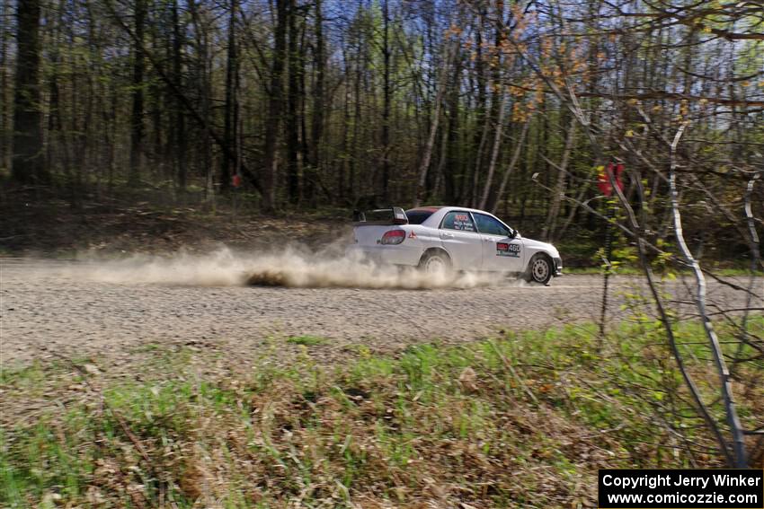 Josh Kemp / Danielle Kemp Subaru WRX on SS5, Steamboat III.