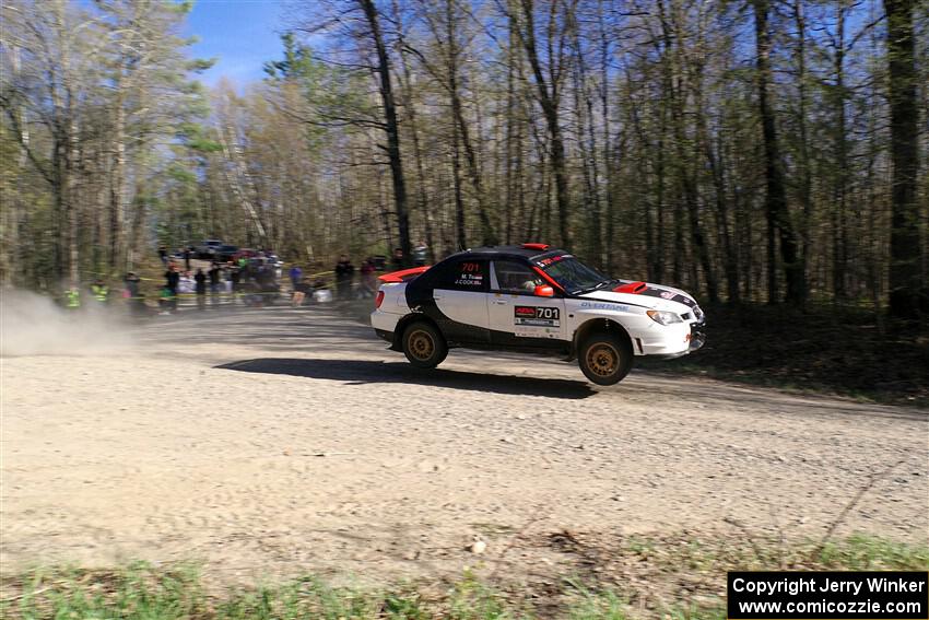 Jason Cook / Maggie Tu Subaru WRX on SS5, Steamboat III.