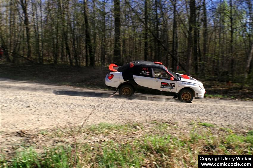 Jason Cook / Maggie Tu Subaru WRX on SS5, Steamboat III.