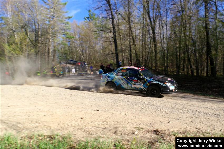 Matt James / Jackie James Subaru Impreza on SS5, Steamboat III.