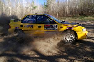 Steve Gingras / Katie Gingras Subaru Impreza on SS6, Kabekona III.