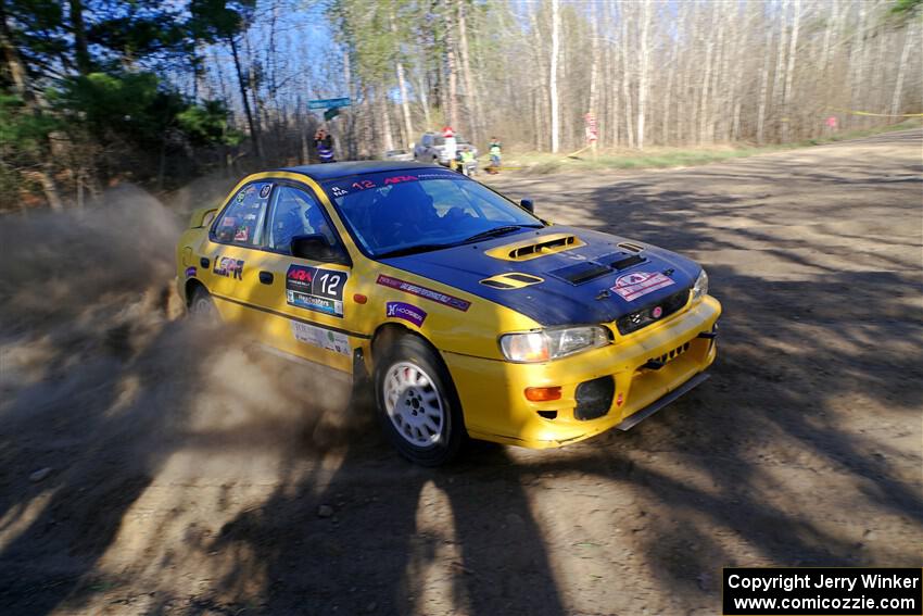 Steve Gingras / Katie Gingras Subaru Impreza on SS6, Kabekona III.