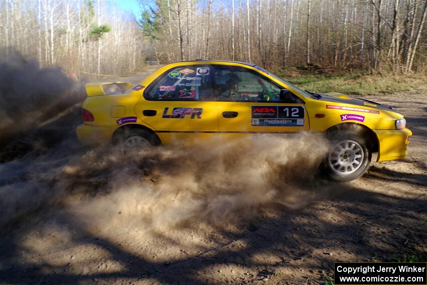 Steve Gingras / Katie Gingras Subaru Impreza on SS6, Kabekona III.